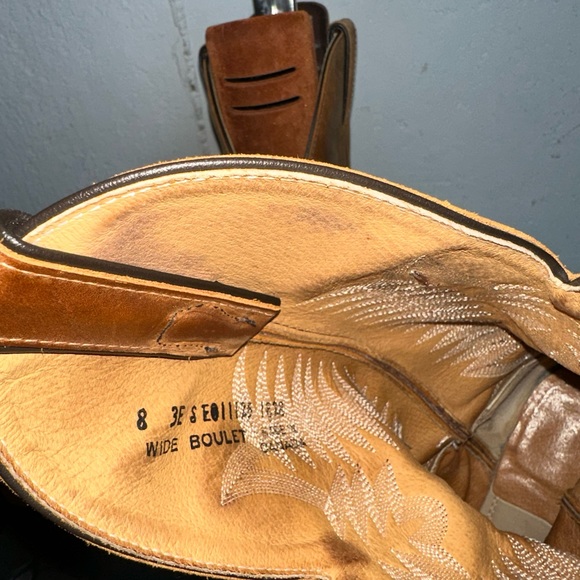 Boulet cowboy boot size 8 wide - Picture 3 of 7